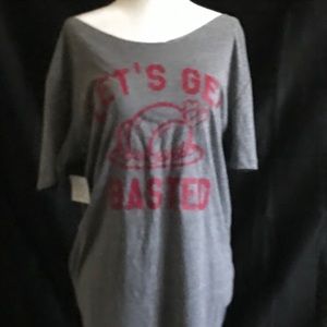 NWT “Let’s Get Basted” Graphic Top